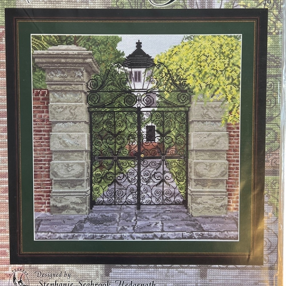 Sword Gate Cross Stitch‎ Pattern Stephanie Seabrook Hedgepath